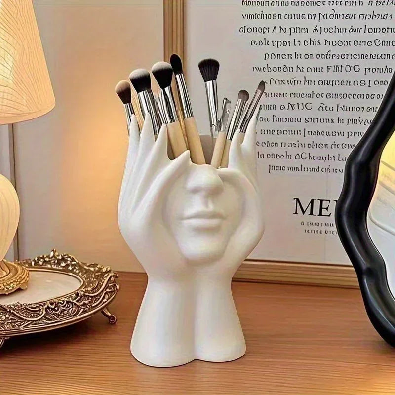 1PCS Creative Human Body Art Styling Organizer Multifunctional Makeup Brush Pen Holder Vinyl Figure Storage Desktop Office Decor