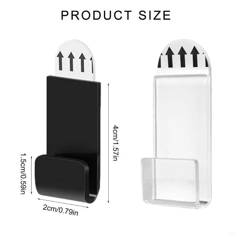 Acrylic Album Record Holder 18PCS Wall Mounted Display Shelves for Music Enthusiasts Gramophone Record Storage Shelf X3UC